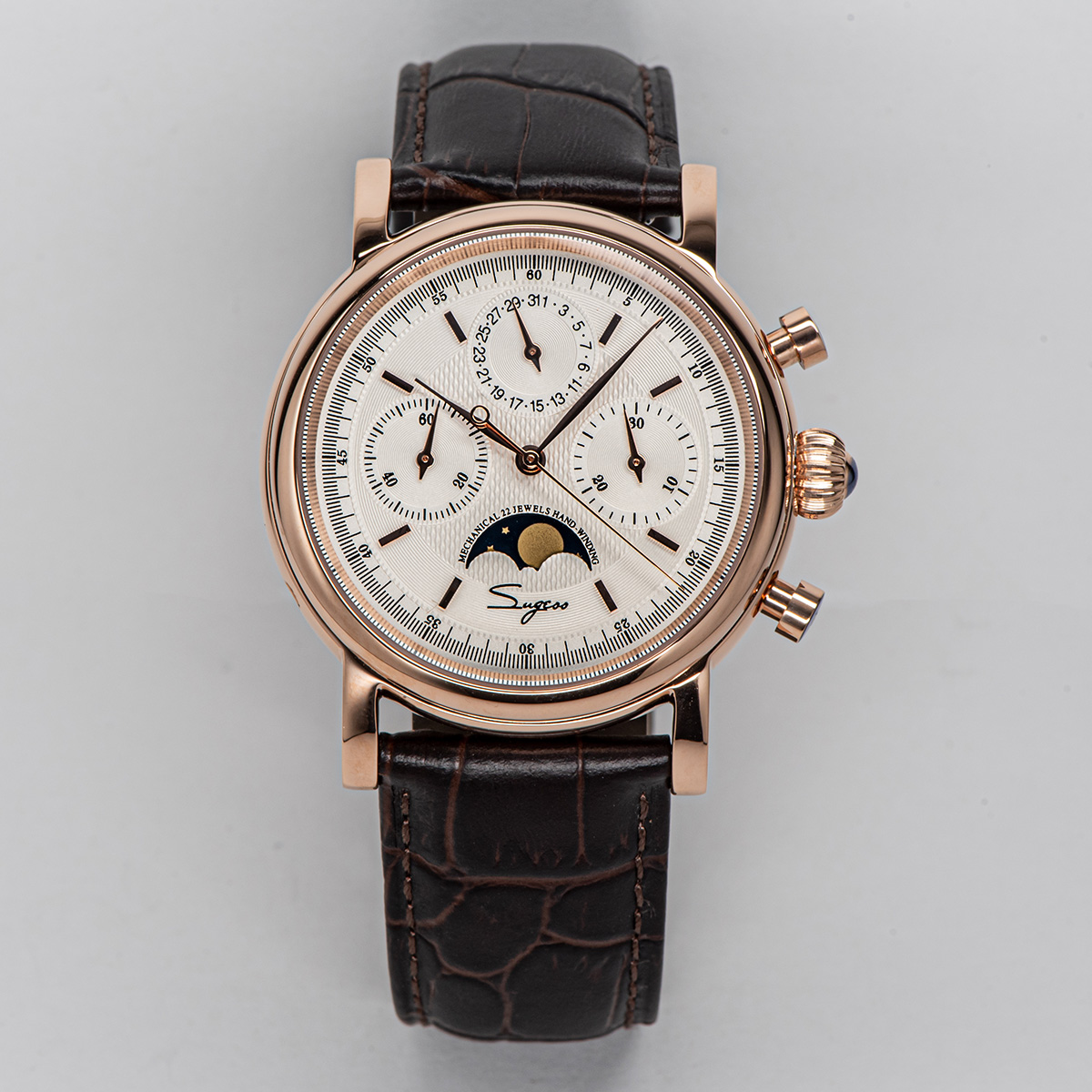 Seiko Watch Presage - Sugess Pilot-relojes mecánicos con cronógrafo para
