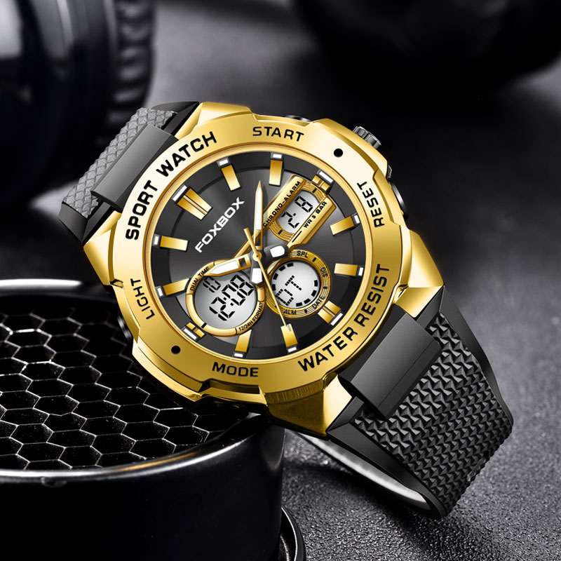 FOXBOX Nuevos Relojes Militare - Suede Strap Watch reseña y precio