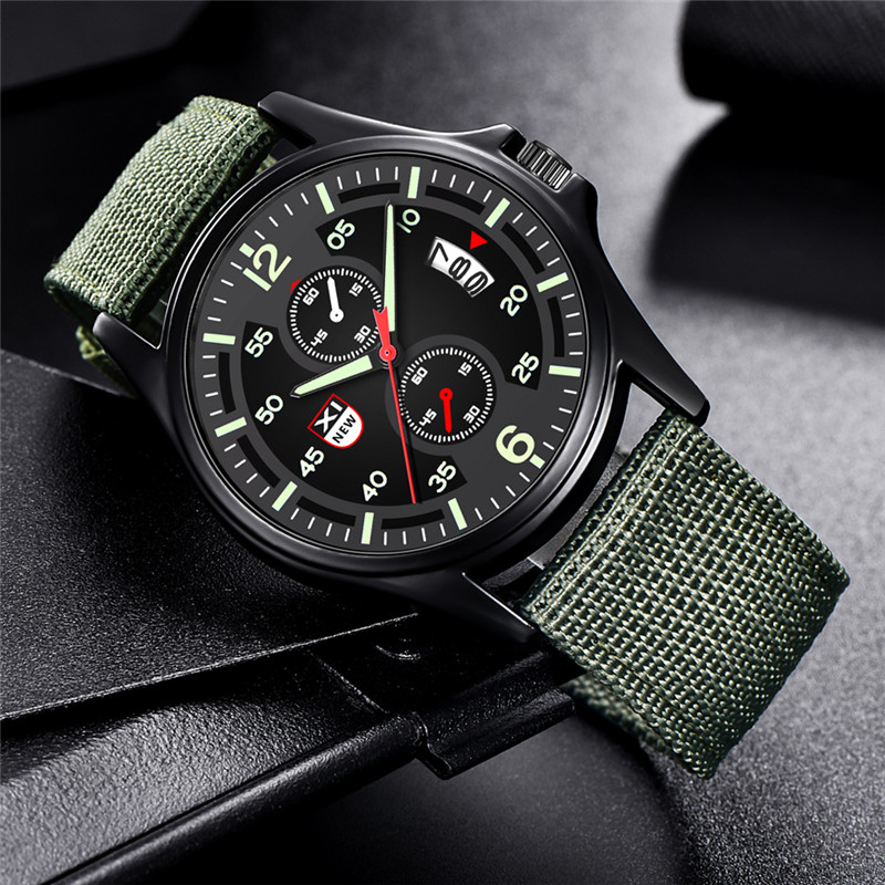 Reloj Hombre genuino marca XIN - Suede Strap Watch reseña y precio